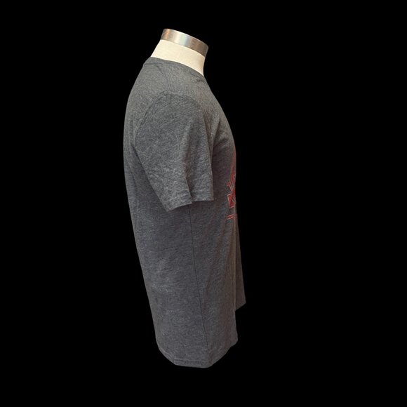 Lucky Brand Men's Graphic Tee Men's Size S Gray Red Logo Cotton Blend Shirt - Picture 4 of 7